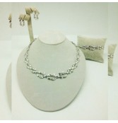 Elegant Silver Jewelry Set 