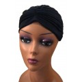 Turban Head Wrap - Black