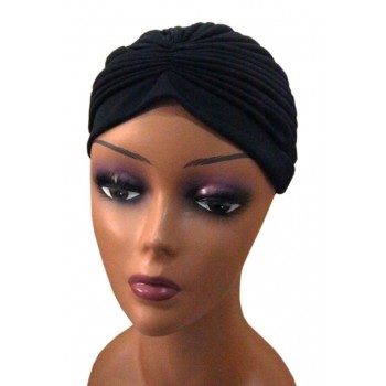 Turban Head Wrap - Black