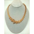 Luxury Gold Plated Necklace Set with Earring Jewelry for Women & Girls